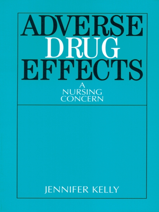 Cover image for Adverse Drug Effects